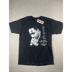 SonTeez Martin Luther King Jr MLK Quote Graphic T-Shirt Black Large NWT